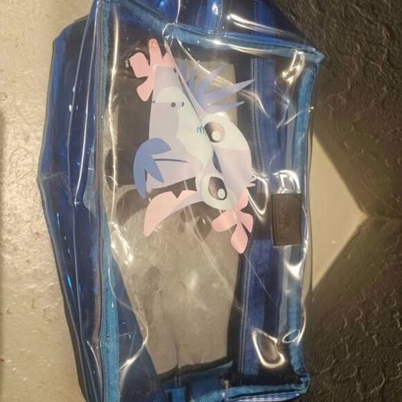 Clear Lilo and Stitch Clear Clutch bag with Tag - Picture 1 of 7